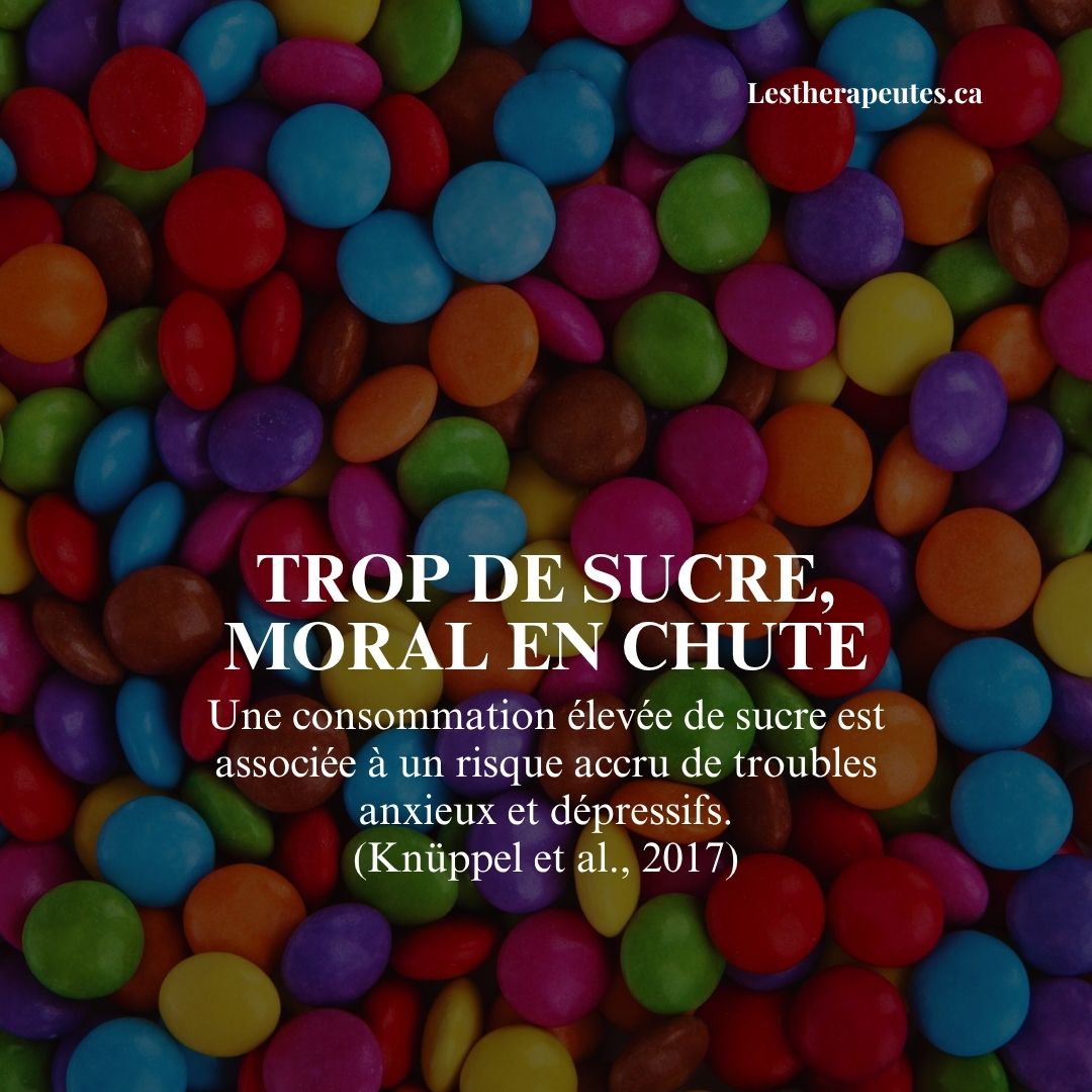 Conseil sur la consommation de sucre et sa relation avec le moral