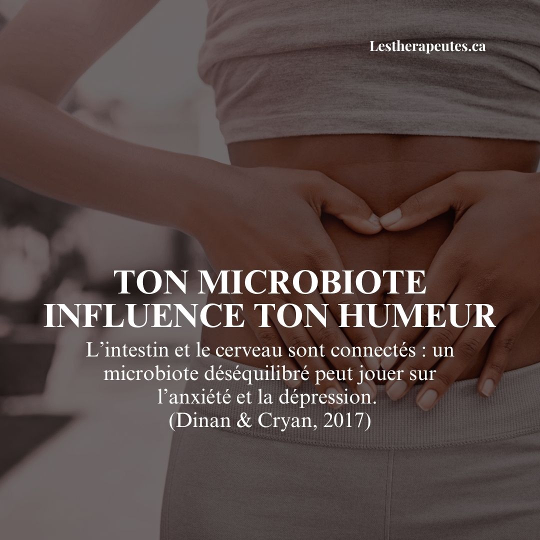 Conseil sur l'influence de microbiote sur l'humeur