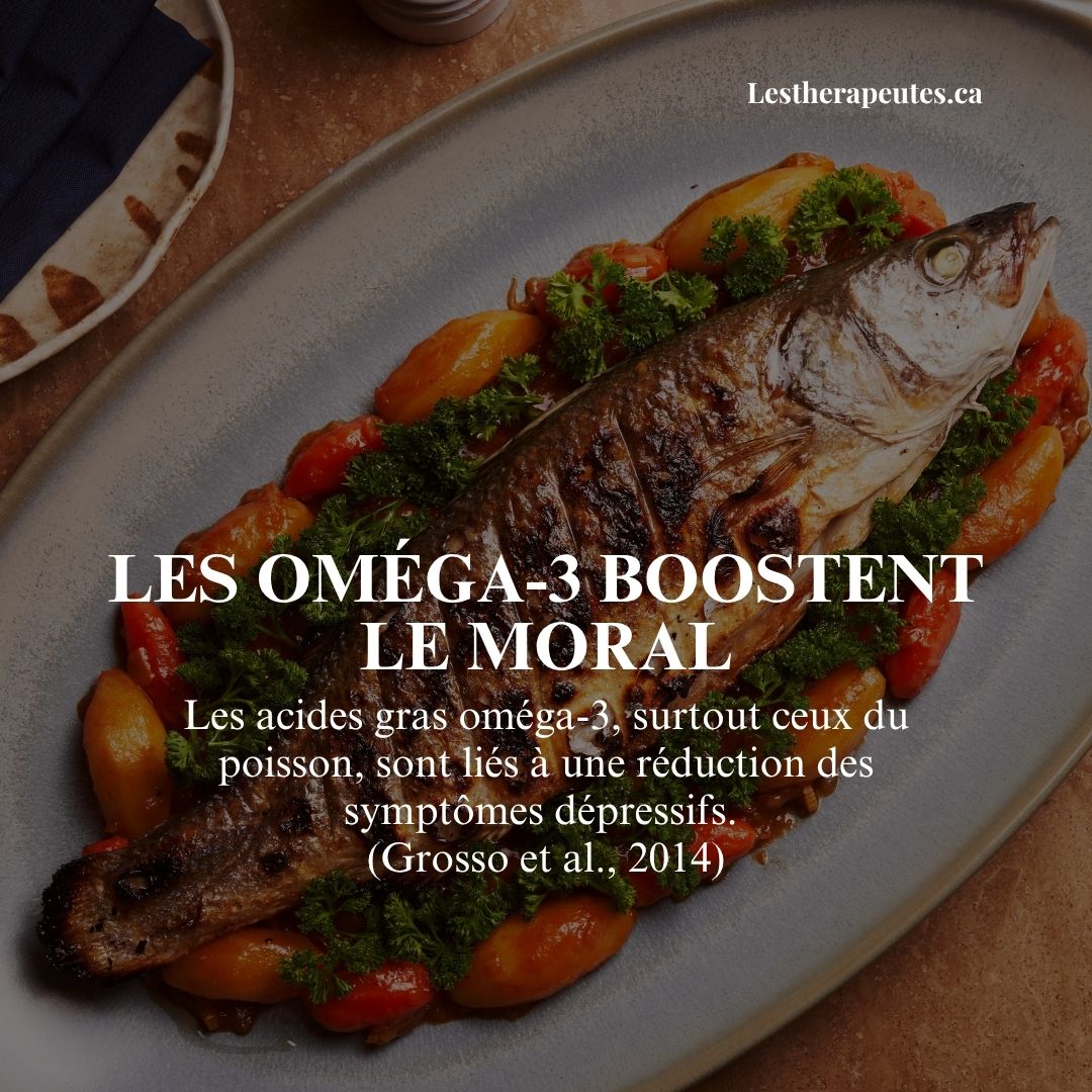 Conseil sur les avantages de l'oméga 3 sur le moral